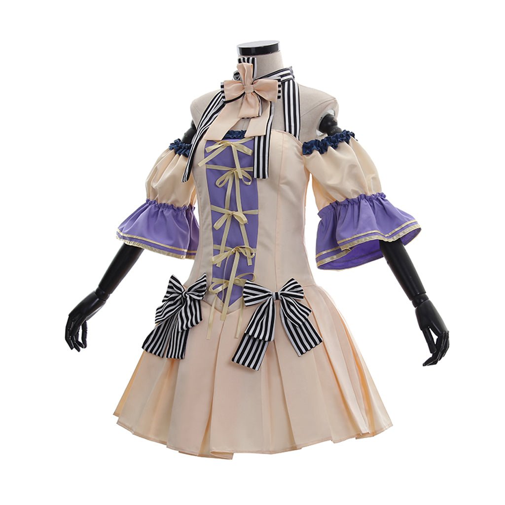 Love Live Rin Hoshizora Cosplay Kostüm - Elegantes Ballkleid für Anime-Fans