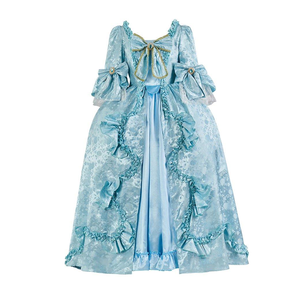 Himmelblaues Marie Antoinette Rococo Ballkleid | Gotisches Viktorianisches Kostüm für Frauen
