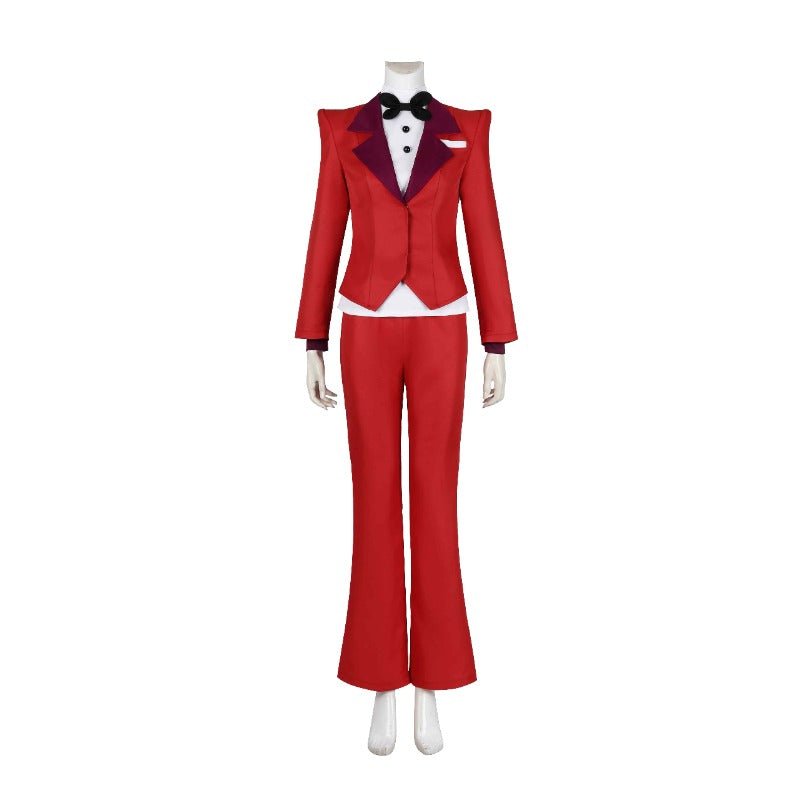 Hazbin Hotel Charlie Morningstar Cosplay Kostüm Roter Anzug für Halloween