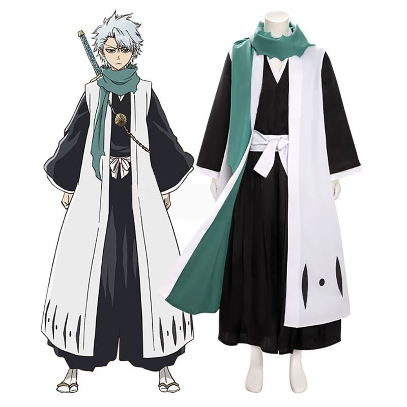 Toshiro Hitsugaya Cosplay Kostüm - 10. Kapitän Kimono Outfit für Halloween