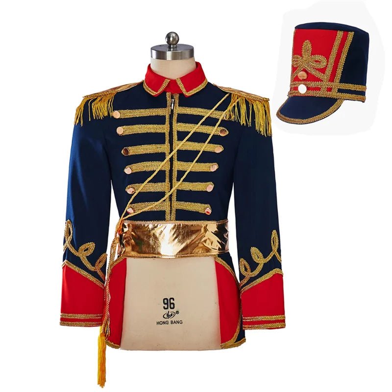 Nussknacker Königliche Militäruniform Kostüm für Männer - Regency Kolonial Frack mit Hut