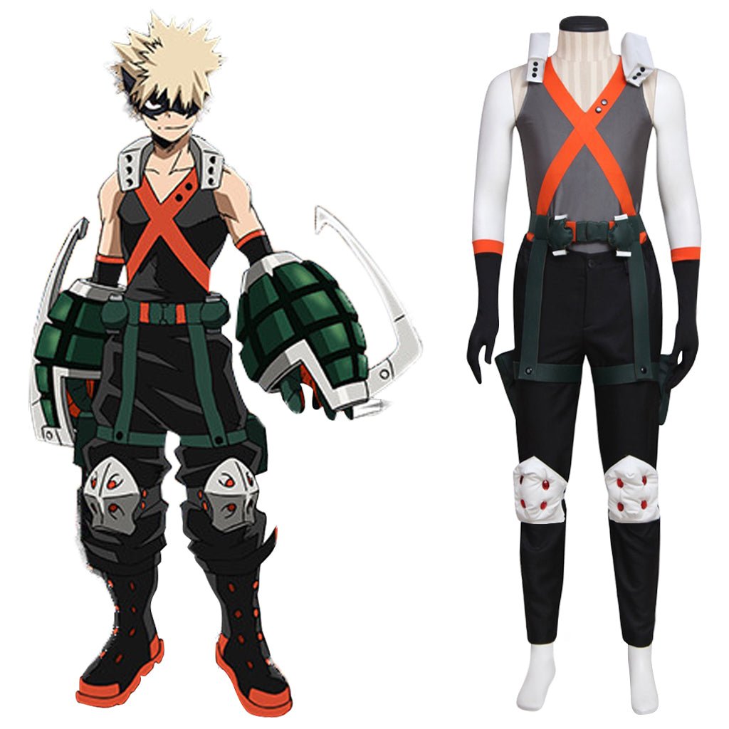 Anime My Hero Academia Cosplay Kostüm für Männer - Katsuki Bakugo Held