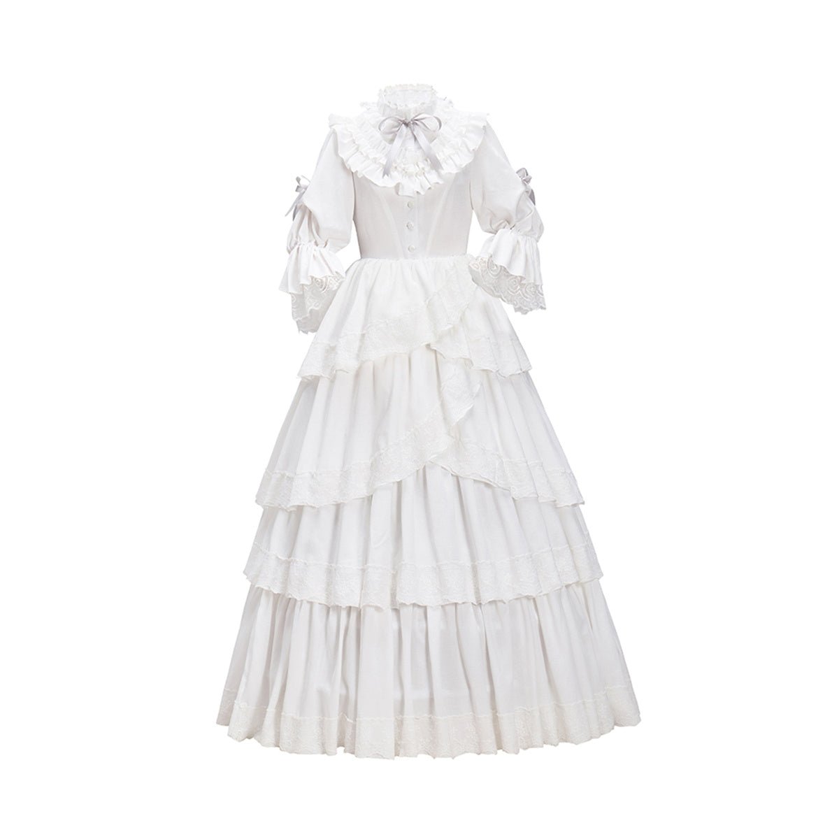 Victoria Weißes Kleid – Elegantes Cosplay Kostüm für Anime-Enthusiasten