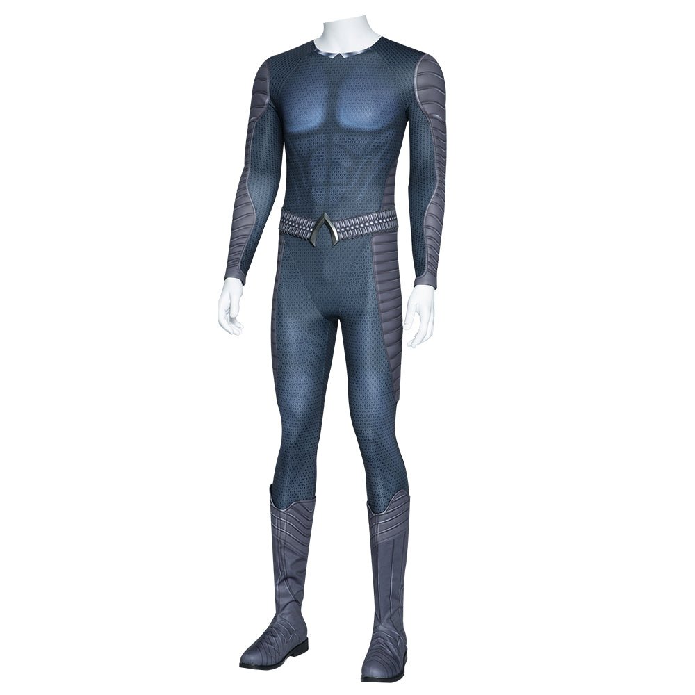 Aquaman 2 Cosplay Kostüm Arthur Curry Jumpsuit Schuhe Halloween Zentai Anzug