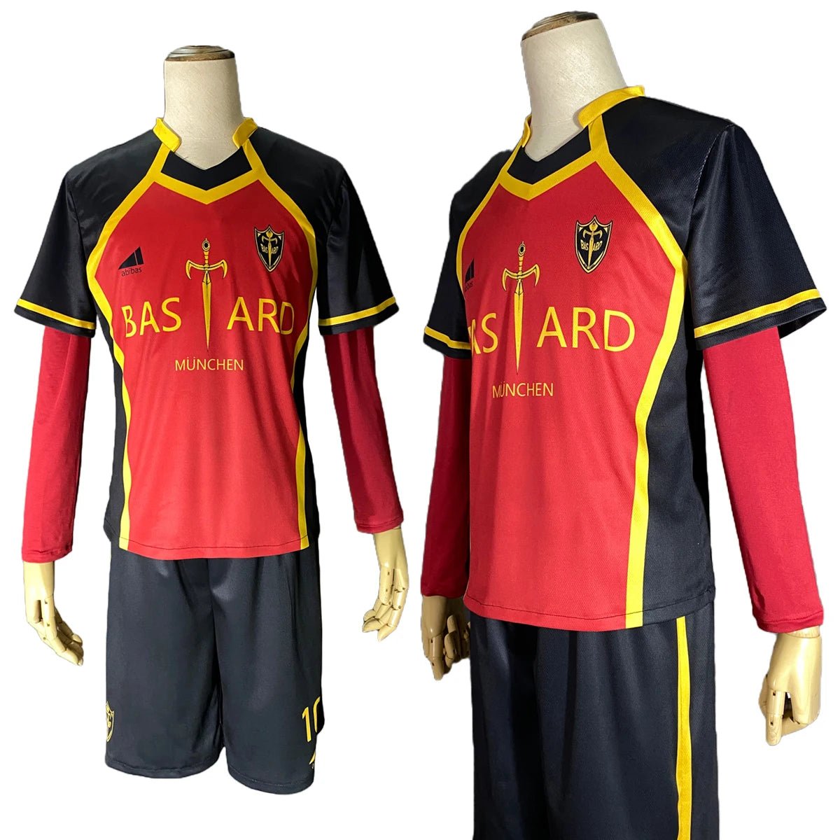 Blue Lock Anime Kaiser Ness Isagi Kurona Hiori Cosplay Kostüm Perücke Trikot Bastard Munchen Stickerei Fußball Uniform