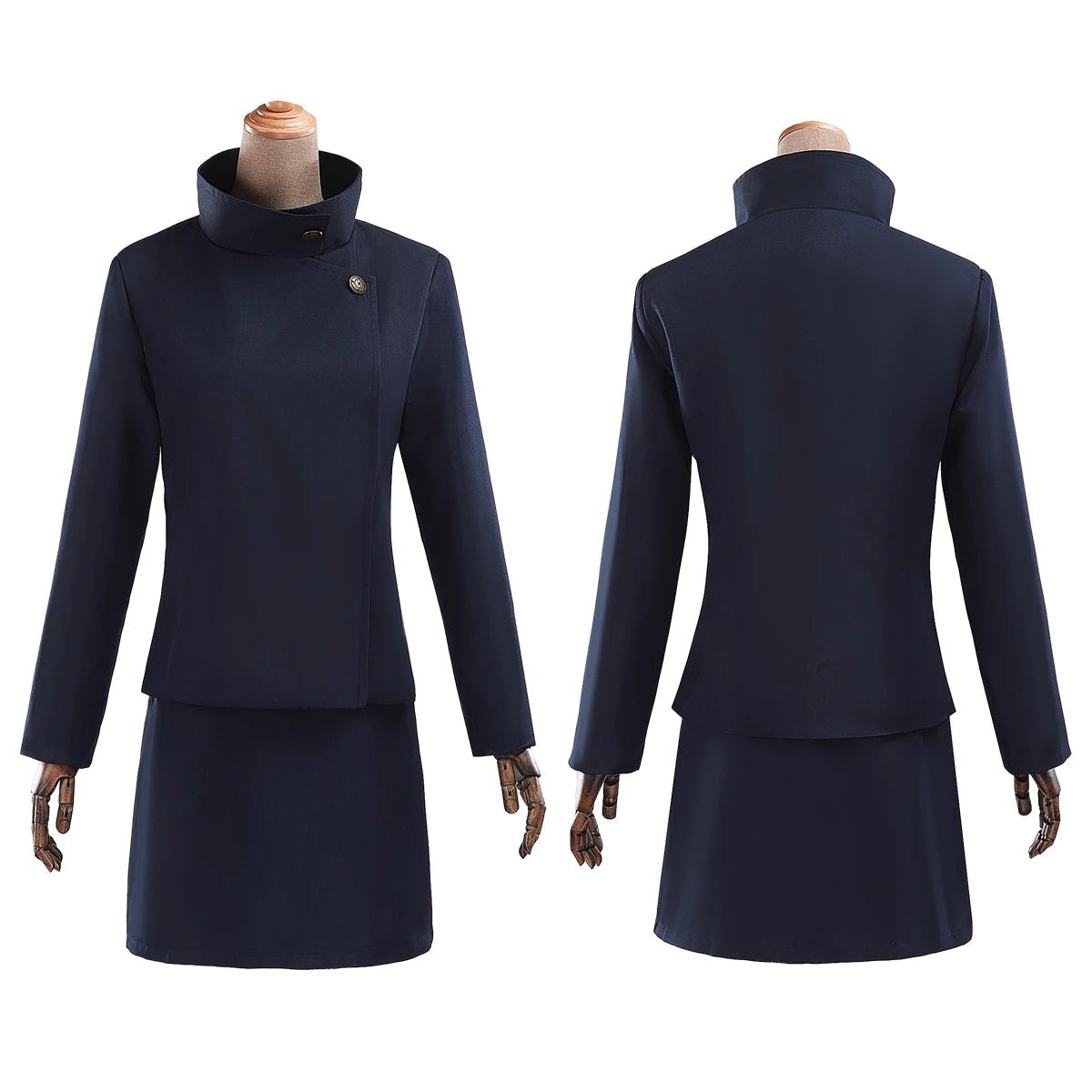 Jujutsu JJK Manga Anime Shoko Ieiri Cosplay Kostüm Perücke Jacke Rock Rose Netz Synthetik Halloween Weihnachten XS-2XL