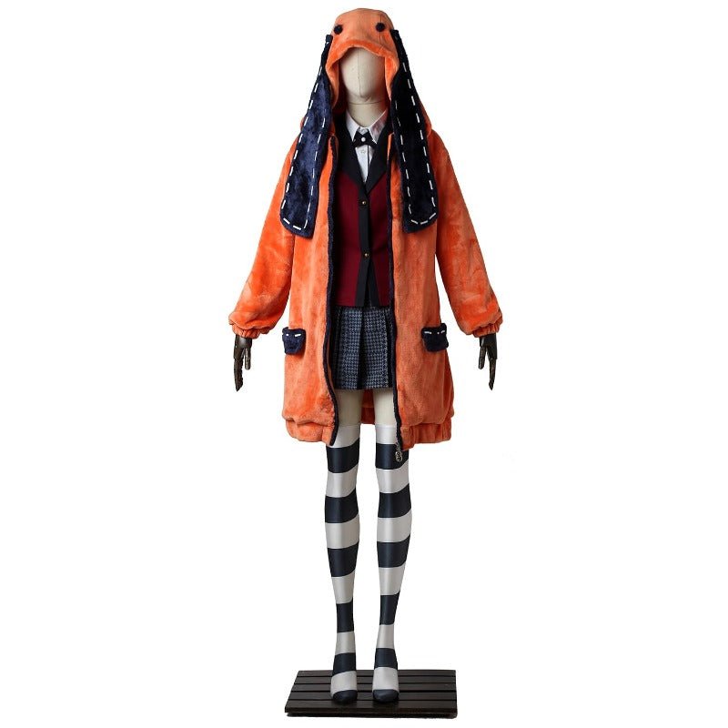 Kakegurui Yumeko Jabami Cosplay Kostüm - Japanische Schulmädchen JK Uniform für Fans