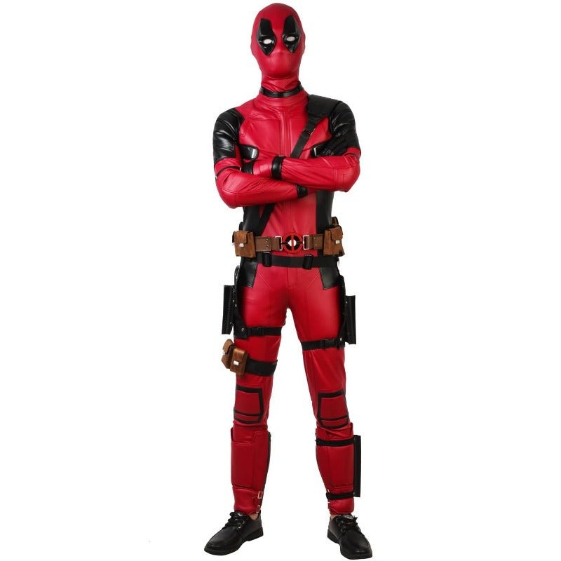 Karmesinroter Comedian Cosplay Anzug - Captain Pool 2 Halloween Kostüm