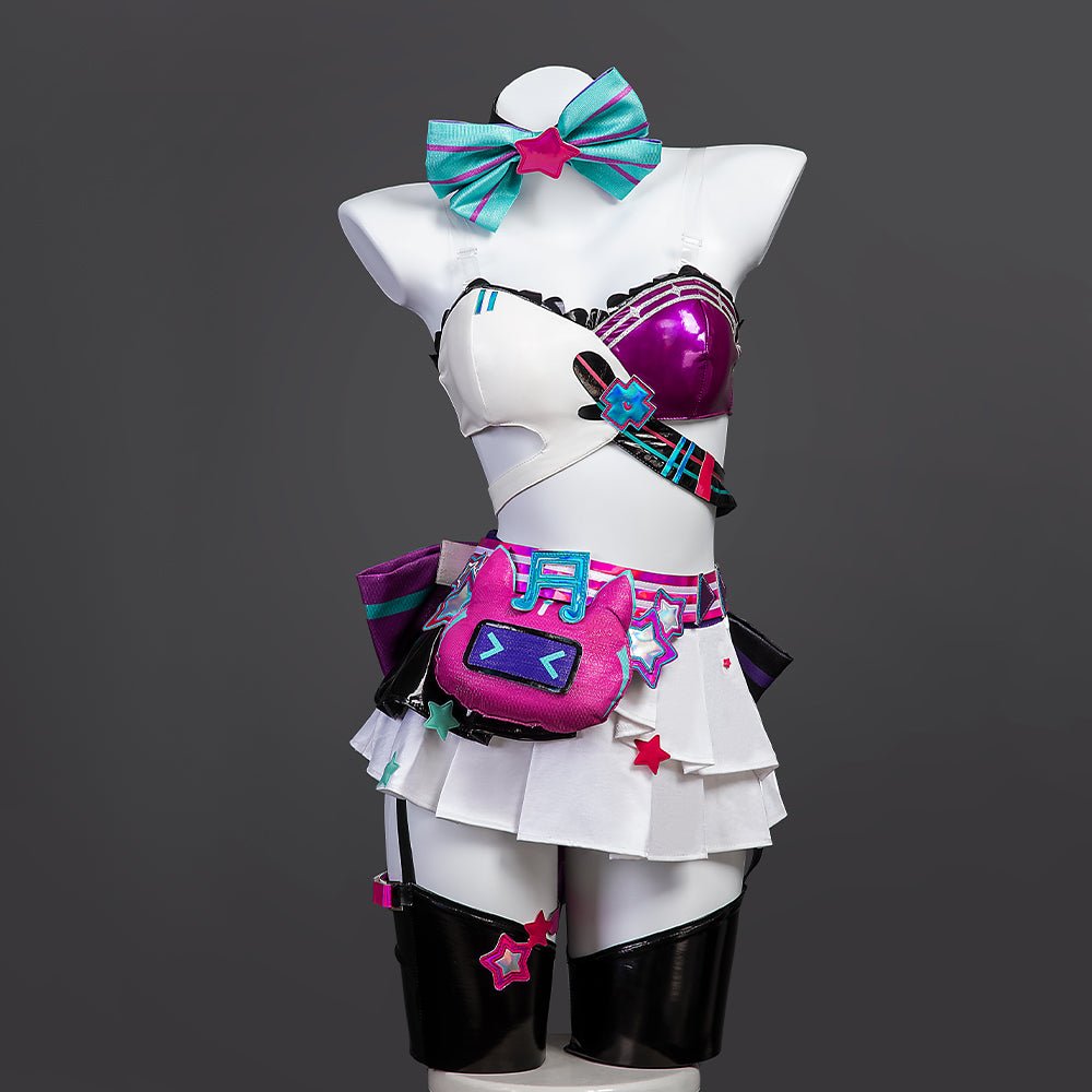 Muse Dash Miku Rin Len Uniform Cosplay Kostüm | Anime Plus Size Halloween Outfit