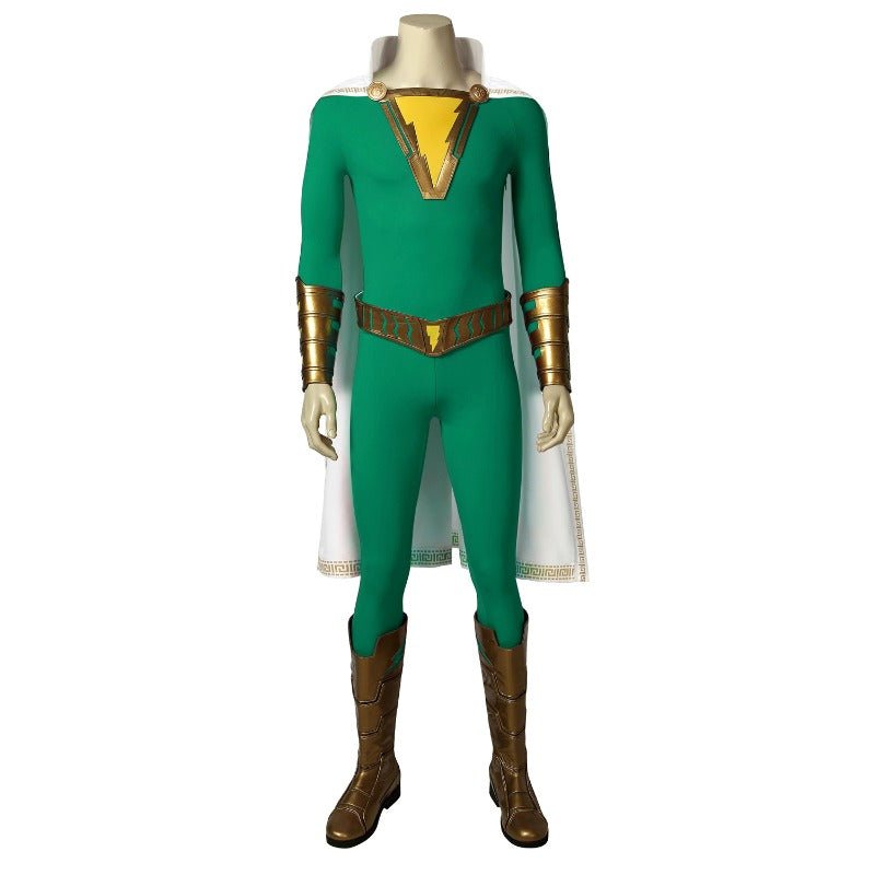 Shazam Grüne Version Cosplay Kostüm – Premium Superhero Outfit für Fans