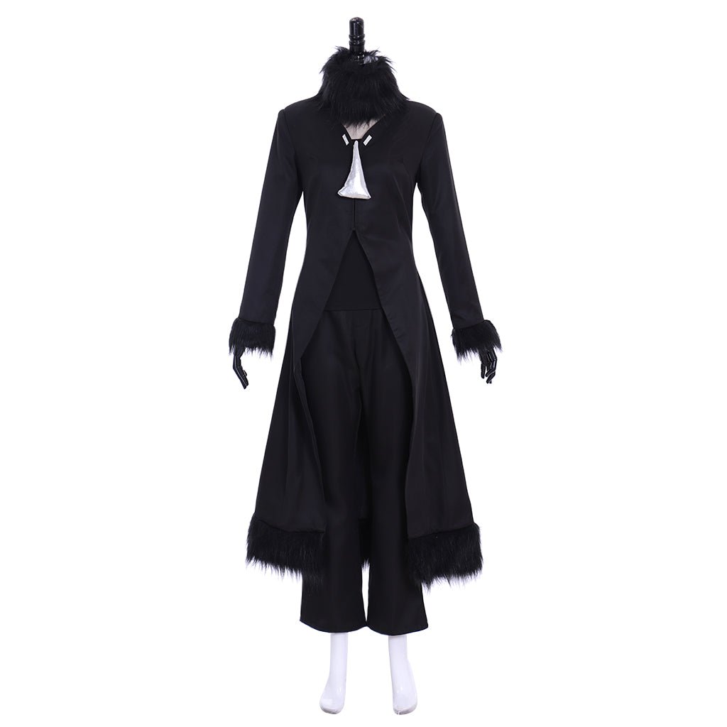 Pokémon Sonne und Mond Cynthia Cosplay Kostüm Vollständiger Schwarzer Anzug