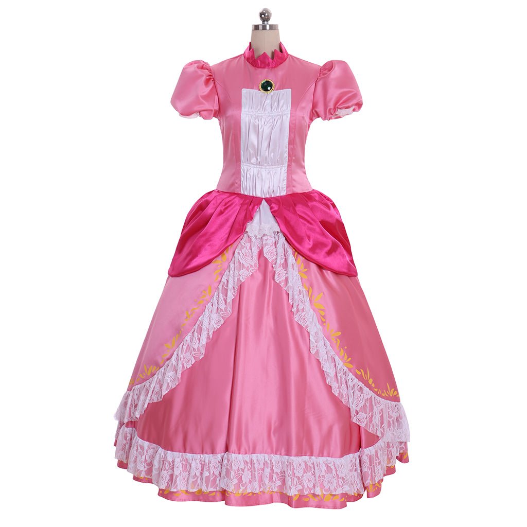 Prinzessin Daisy Cosplay Kostüm | Peach’s Schwester Kleid aus der Spiel Cosplay Serie