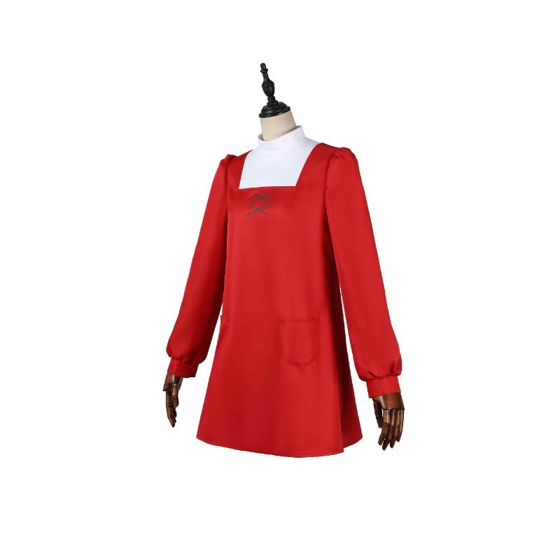 SPY×FAMILY Code White Anya Forger Rot Cosplay Kostüm für Halloween und Events