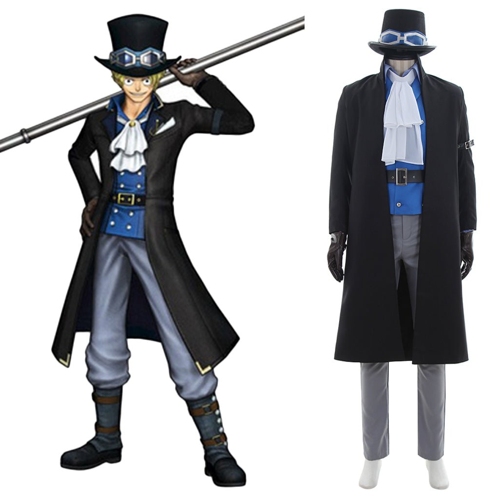 One Piece Sabo Cosplay Kostüm - Outfit des Stabschefs der Revolutionsarmee
