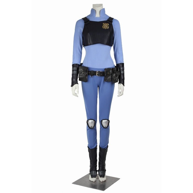 Judy Hopps Cosplay Kostüm Outfit - Schwarzes Kleid für Halloween & Karneval