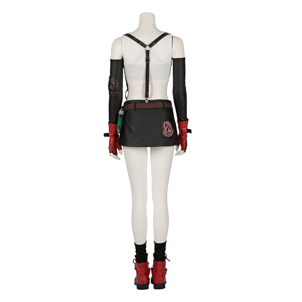 Final Fantasy VII Remake Tifa Lockhart Cosplay Kostüm - Hochwertiges Spiel-Outfit