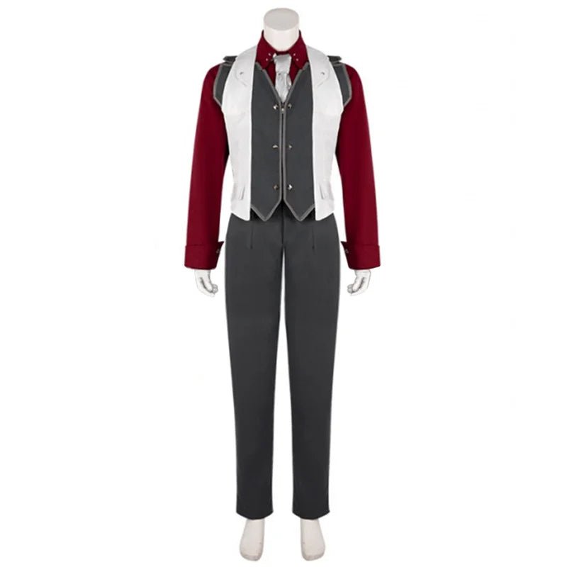 LOL Arcane Viktor Cosplay Kostüm Komplettset für Erwachsene Hemd Weste Hose