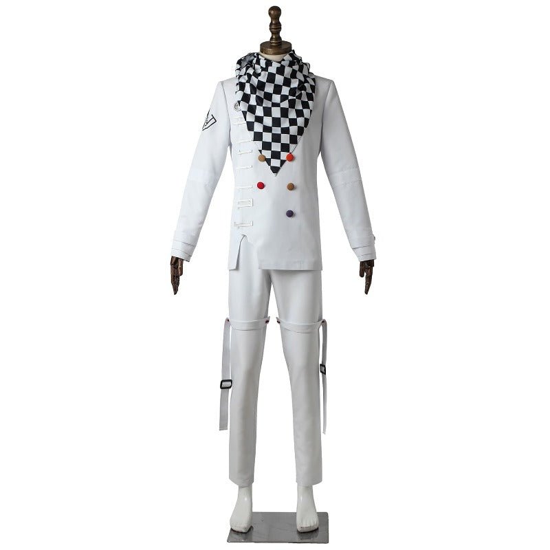 Kokichi Oma Cosplay Kostüm Perücke Outfit - Danganronpa V3 Ouma Anzug Umhang Hut für Halloween & Partys