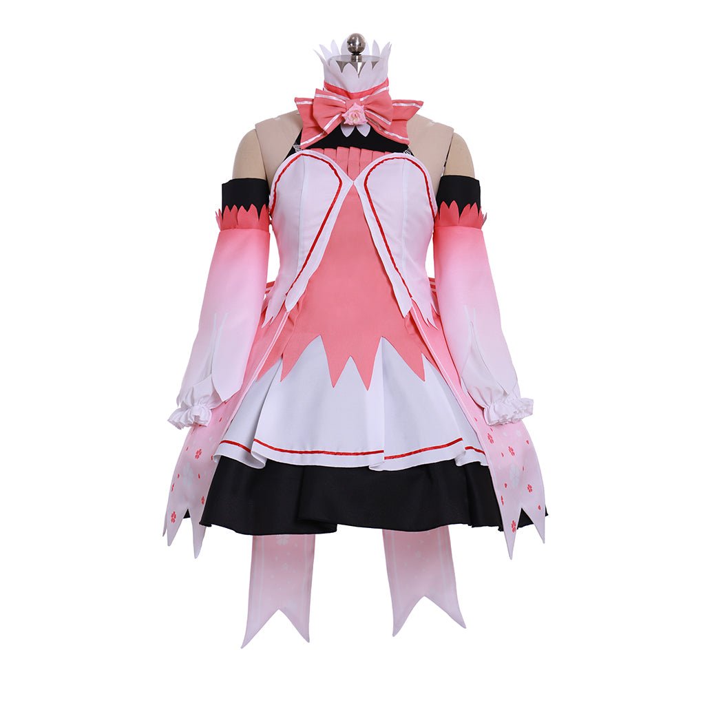 Vocaloid Hatsune Miku Sakura Miku Rosa Kleid Cosplay Kostüm