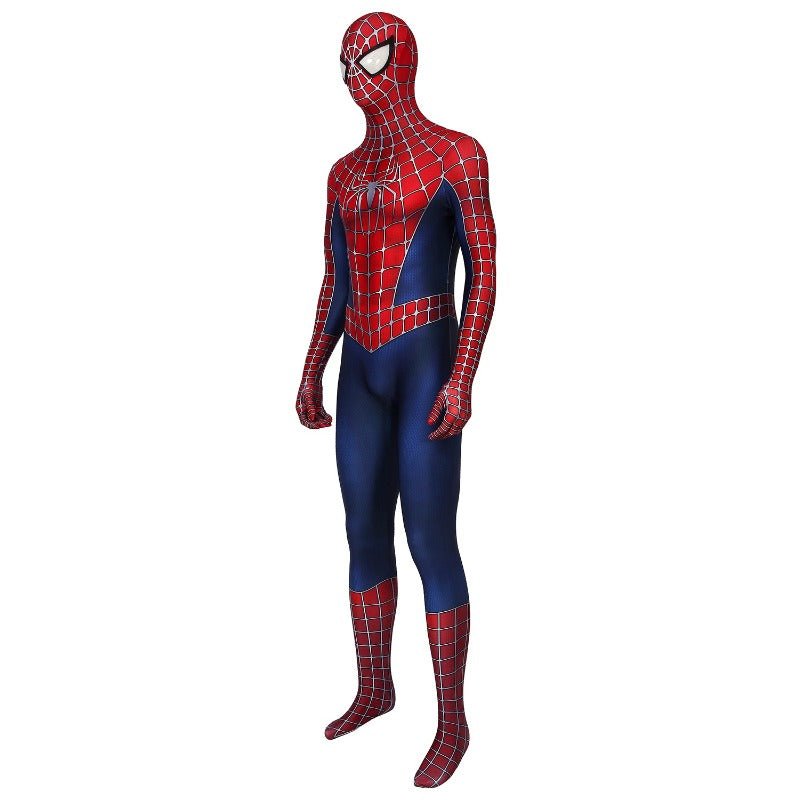 Spider-Man 2 Tobey Maguire Cosplay Kostüm Anzug Zentai Eng Jumpsuit