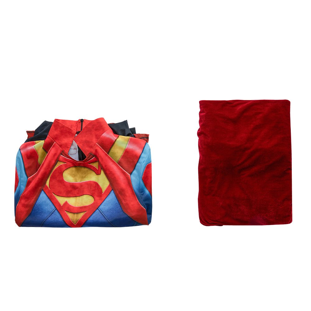 Comics The New 52 Superman Halloween Cosplay Superman Kampfanzug Kostüm Komplettset