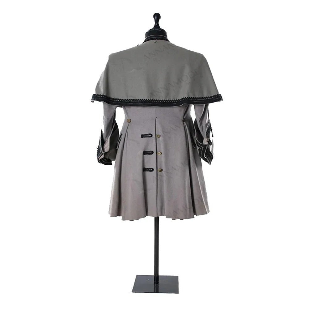 1760er Tudor Barock König Prinz Cosplay Kostüm - Komplettset Jacke, Weste, Hose, Umhang | Silberkönig Mittelalter Serie