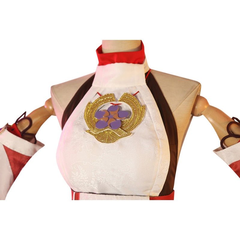 Genshin Impact Yae Miko Cosplay Kostüm Süßes Kleid für Frauen Halloween Outfits