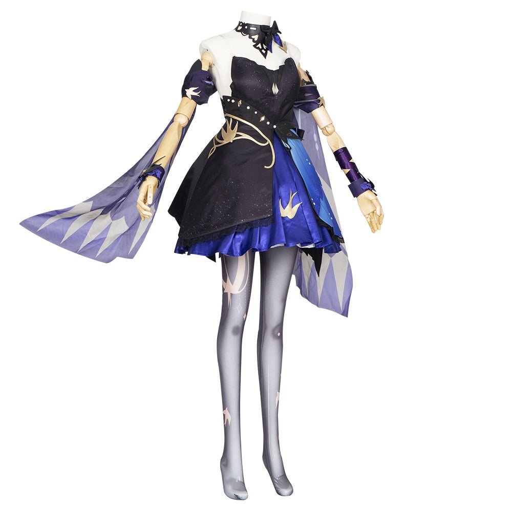 Keqing Opulenter Pracht Cosplay Kostüm – Genshin Impact Charakter Outfit