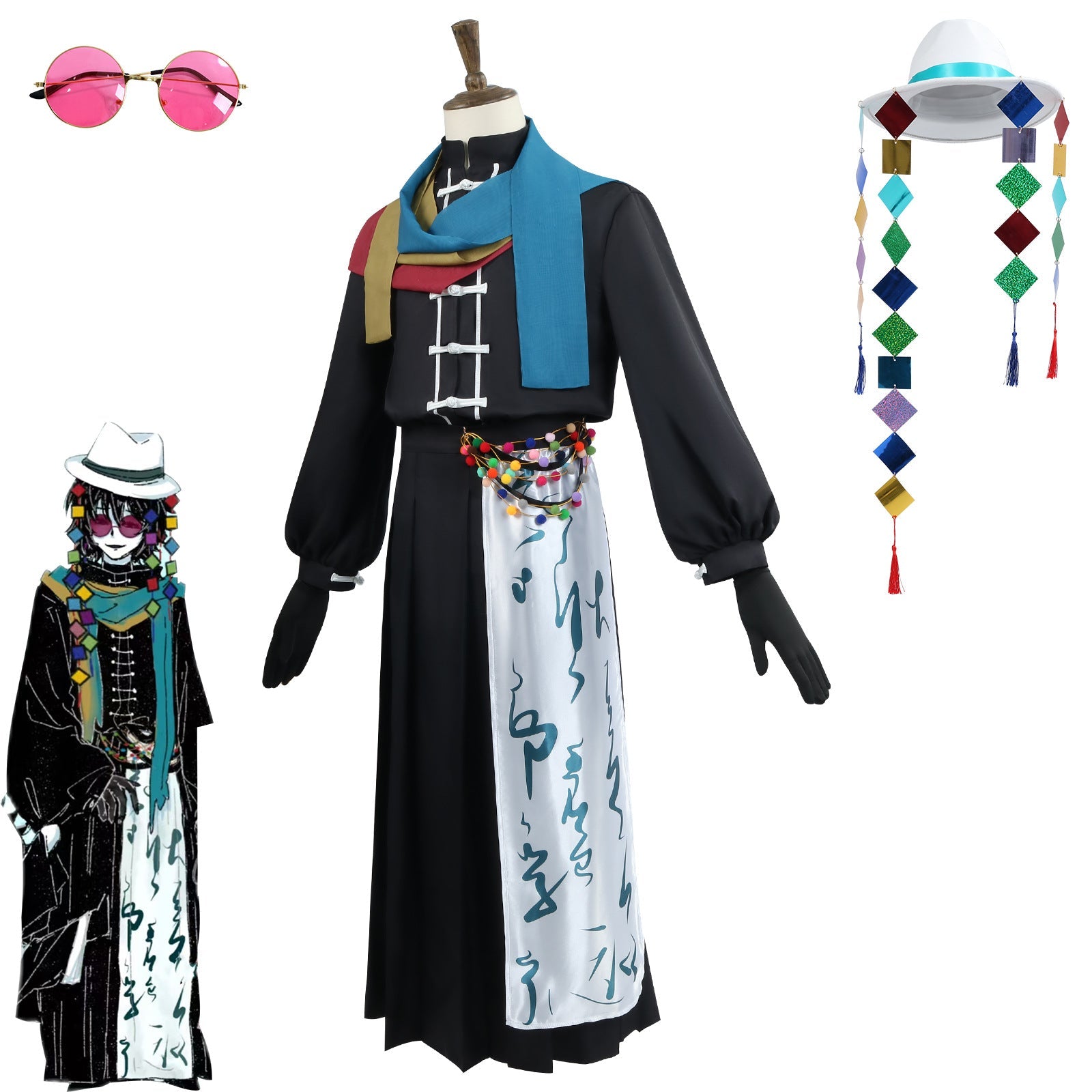 Die siebte Nacht Geistergeschichte – Che Fuzhao & Hua Qing Cosplay Kostüm