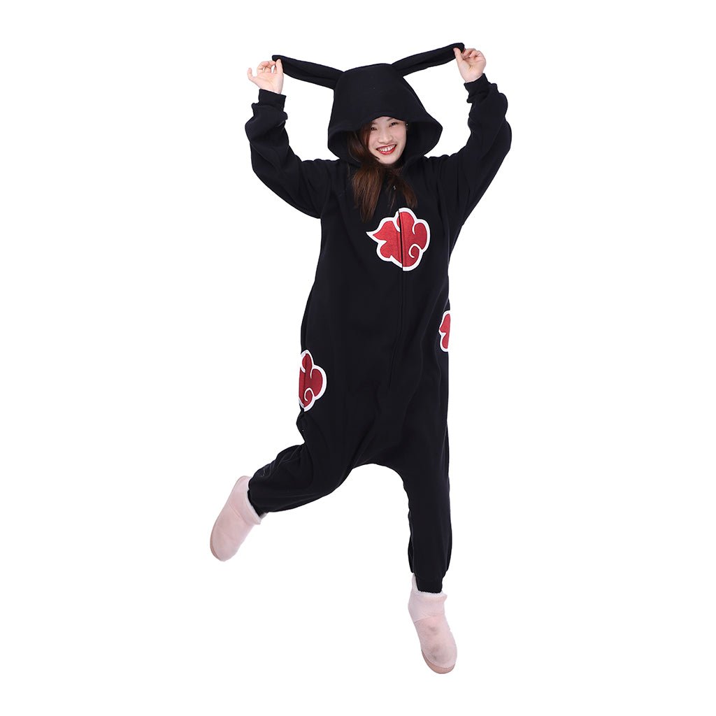 Naruto Akatsuki Hasenohren Onesie Cosplay Kostüm