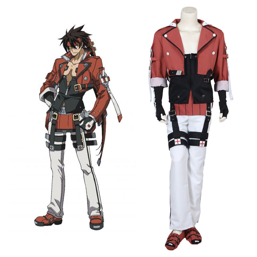 Guilty Gear Xrd Sol Badguy Cosplay Kostüm – Authentisches Anime Replica Outfit