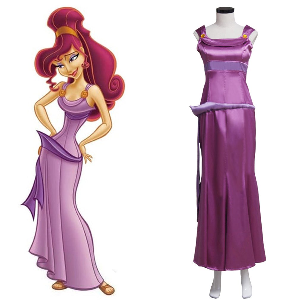 Prinzessin Megara Cosplay Kostüm Partykleid | Maßgeschneidertes Disney Kostüm