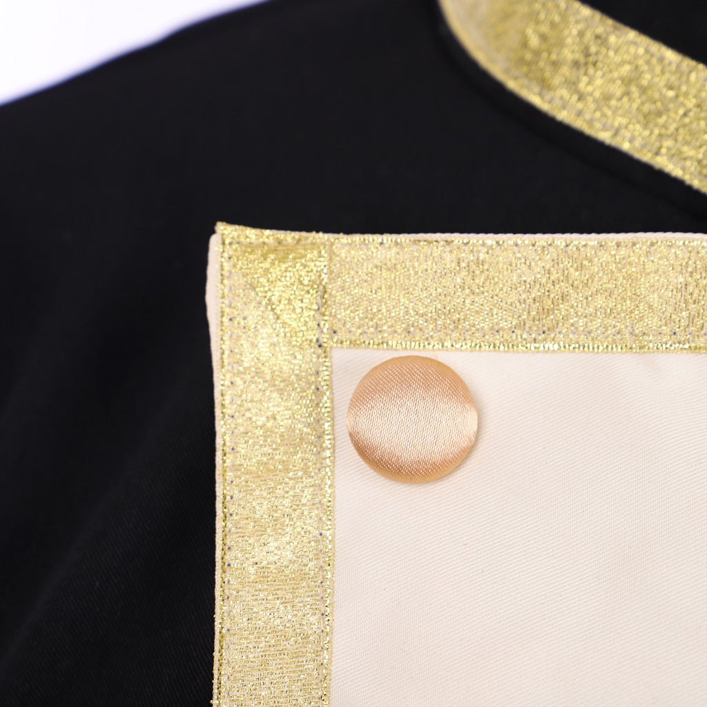 18. Jahrhundert Kolonial Militäruniform Kostüm - Herren Schwarz & Rot Frack Viktorianisches Regency Outfit