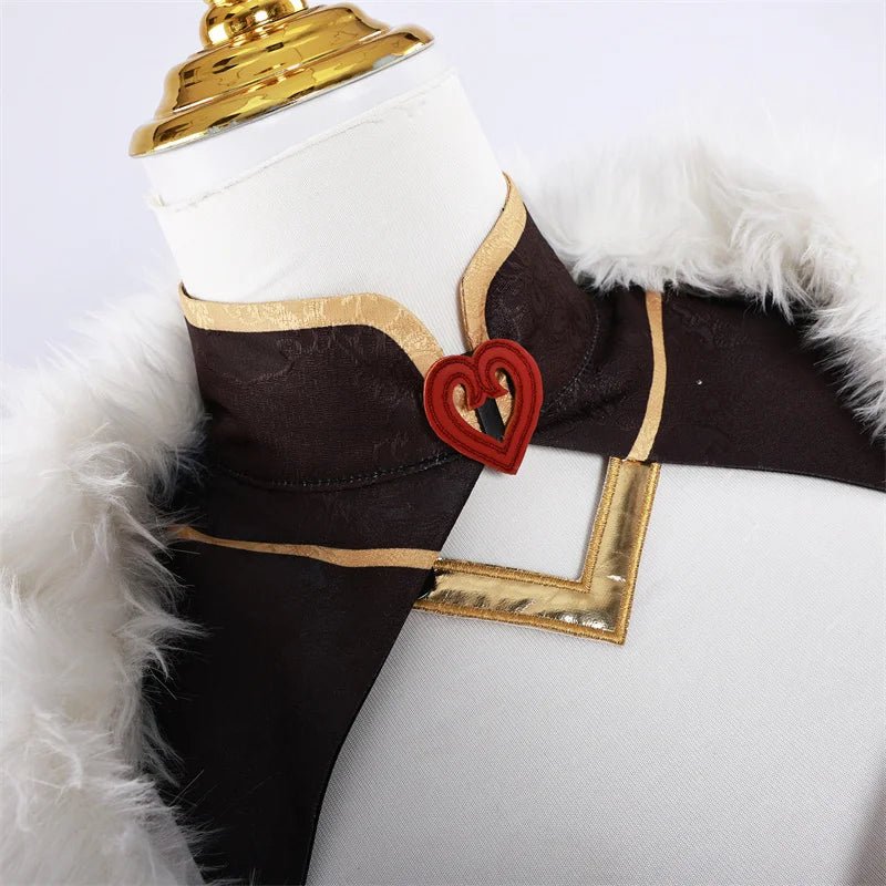 Honkai Star Rail Foxian Baiheng Cosplay Kostüm High-Cloud Quintet Mitglied Baiheng Frauen Halloween Karneval Party Kleid