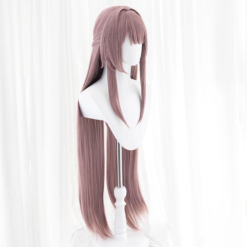 Game Honkai Star Rail Herta Cosplay Perücke 105cm Lang Gerade Damen Cosplay Perücken Hitzebeständig Synthetisches Haar