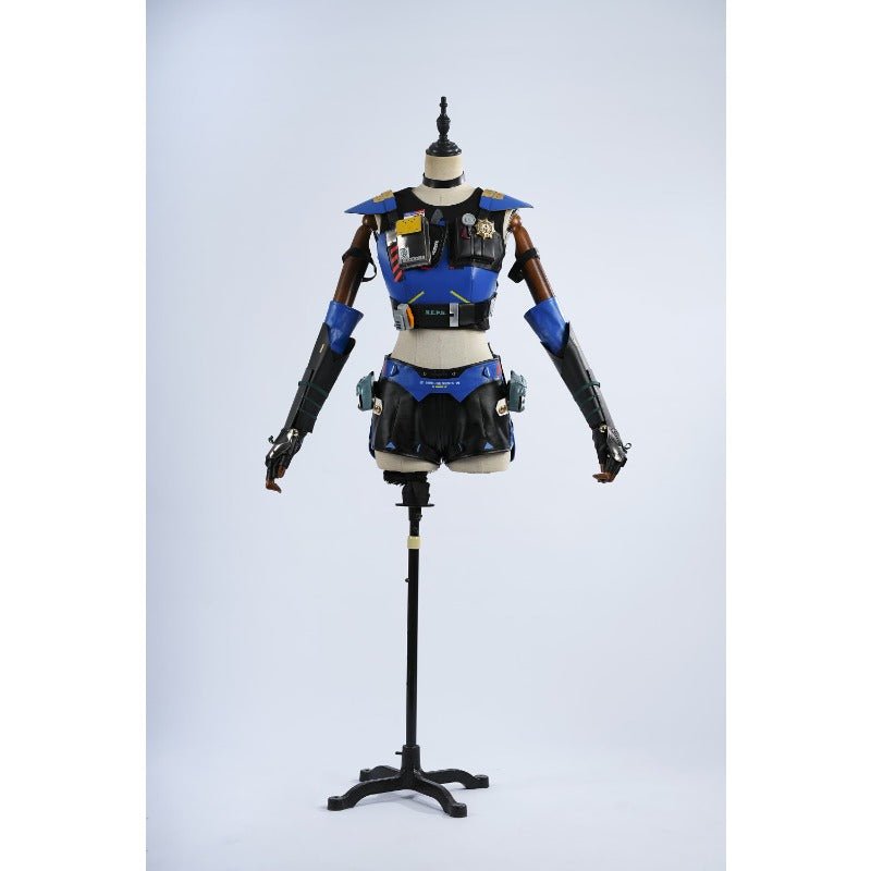Zenless Zone Zero Qing Yi Cosplay Kostüm Weste Shorts Zubehör Damen Set für Halloween