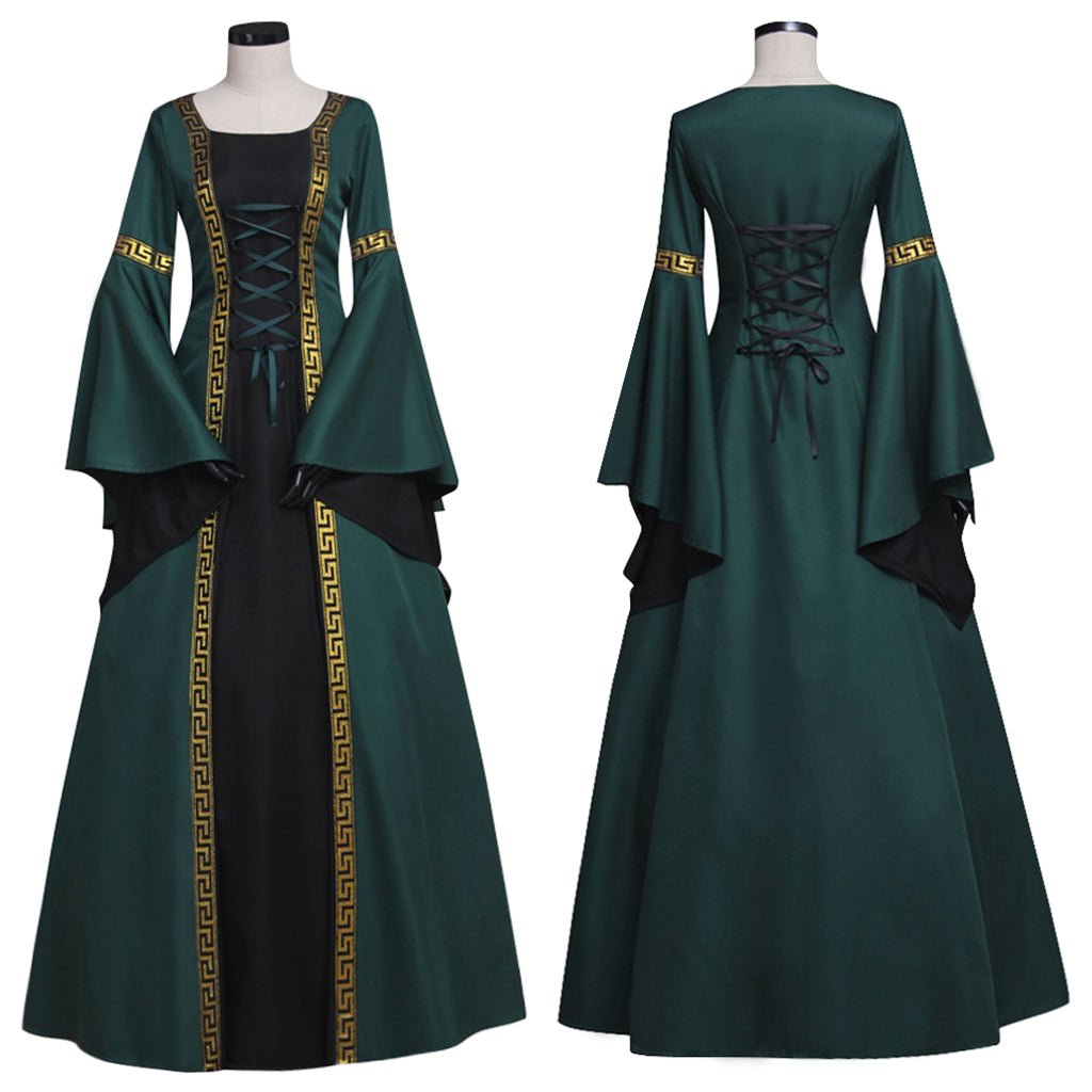 Tudor Regency Königliches Hofprinzessin Kostüm Mittelalter Viktorianisches Maskenball Kleid