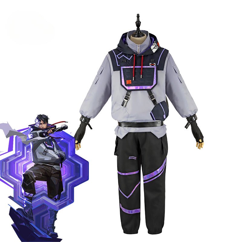 Vorbestellung ISO Cosplay Kostüm Spiel Valorant ISO Cosplay Kostüm Männer Kampfanzug Halloween Party Outfit