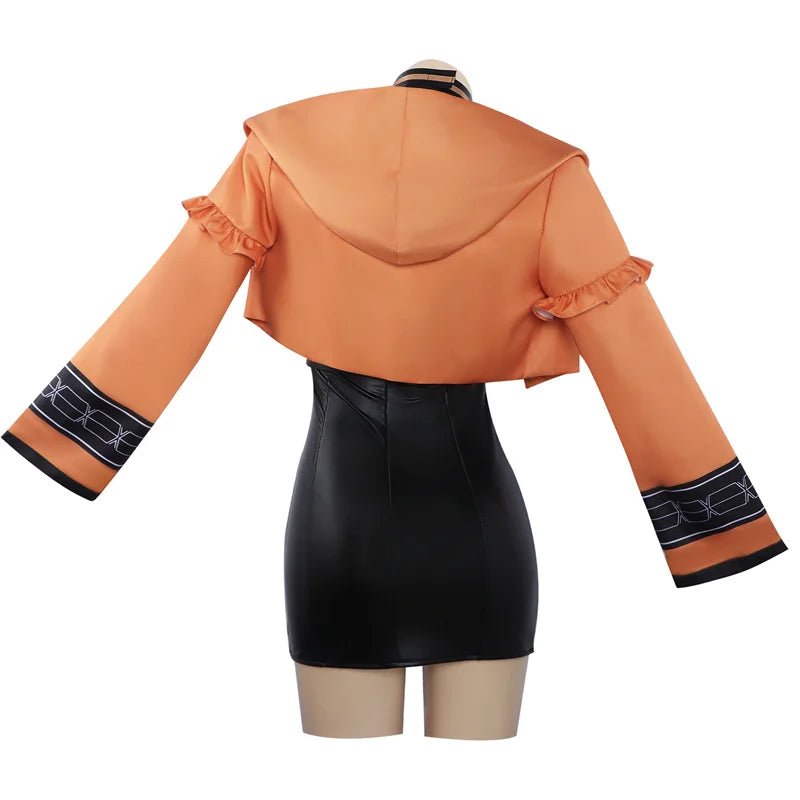 Genshin Impact Navia Cosplay Kostüm Navia Rennanzug mit Hut Angel von Spina di Rosula Halloween Damen Outfit