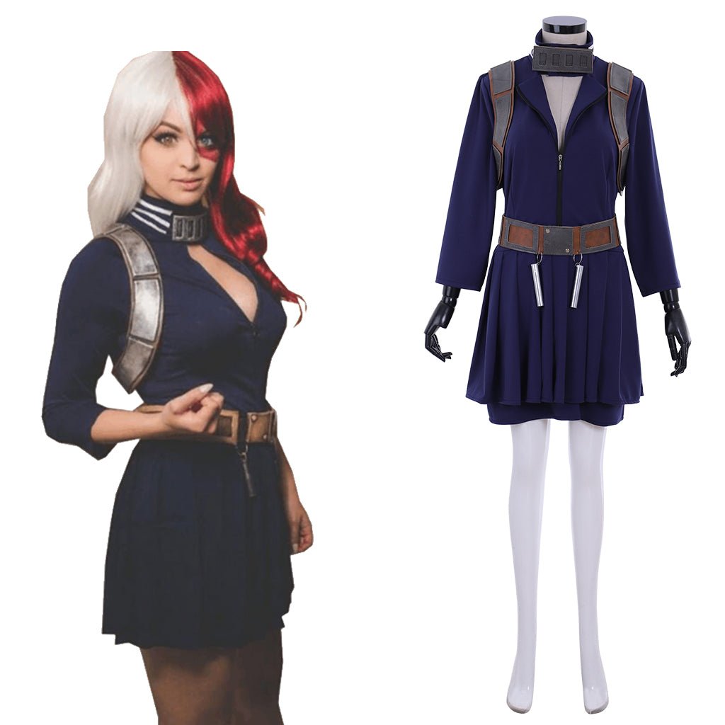 Anime My Hero Academia Shoto Todoroki Cosplay Kostüm für Frauen