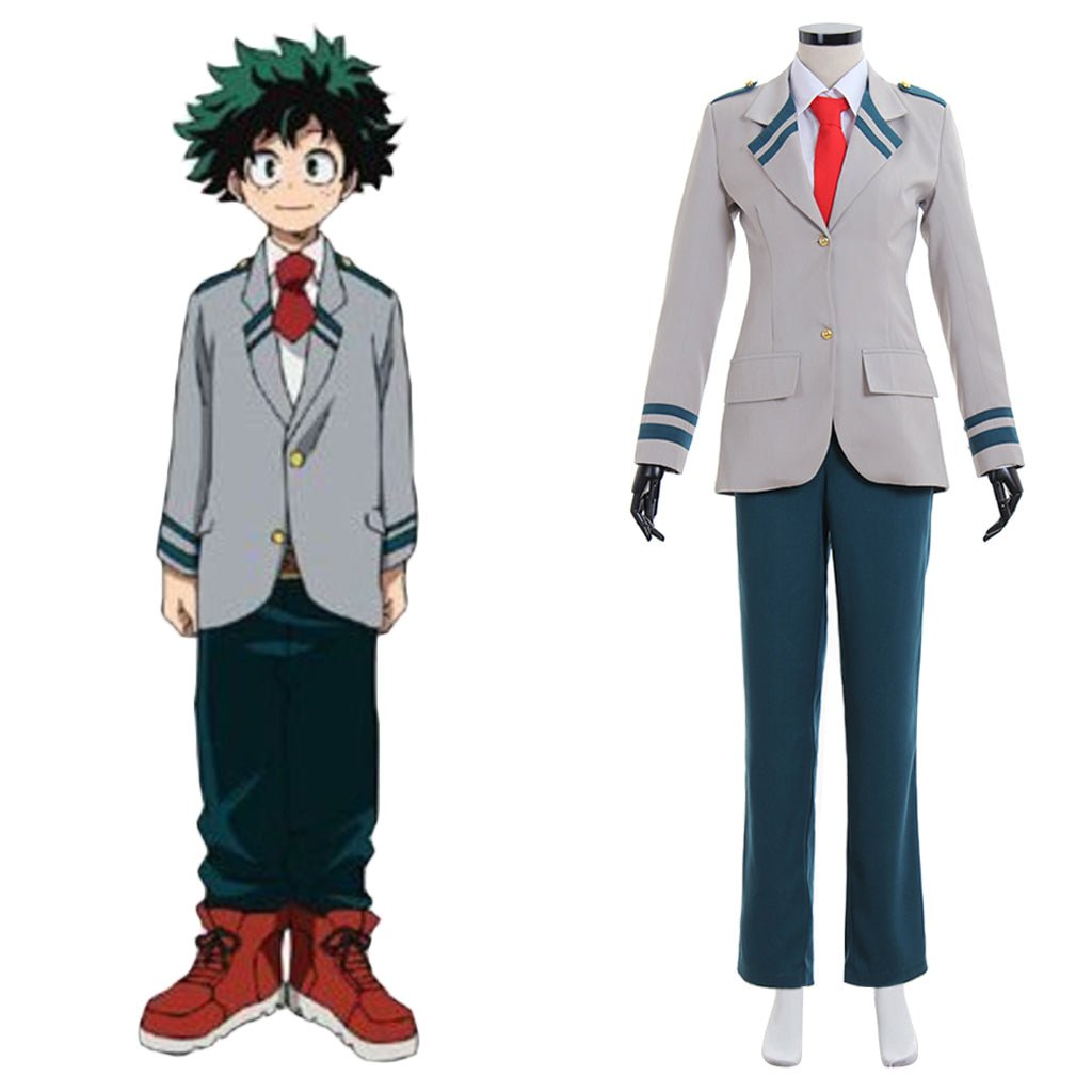 My Hero Academia Izuku Midoriya & Shoto Todoroki Schuluniform Cosplay Kostüm