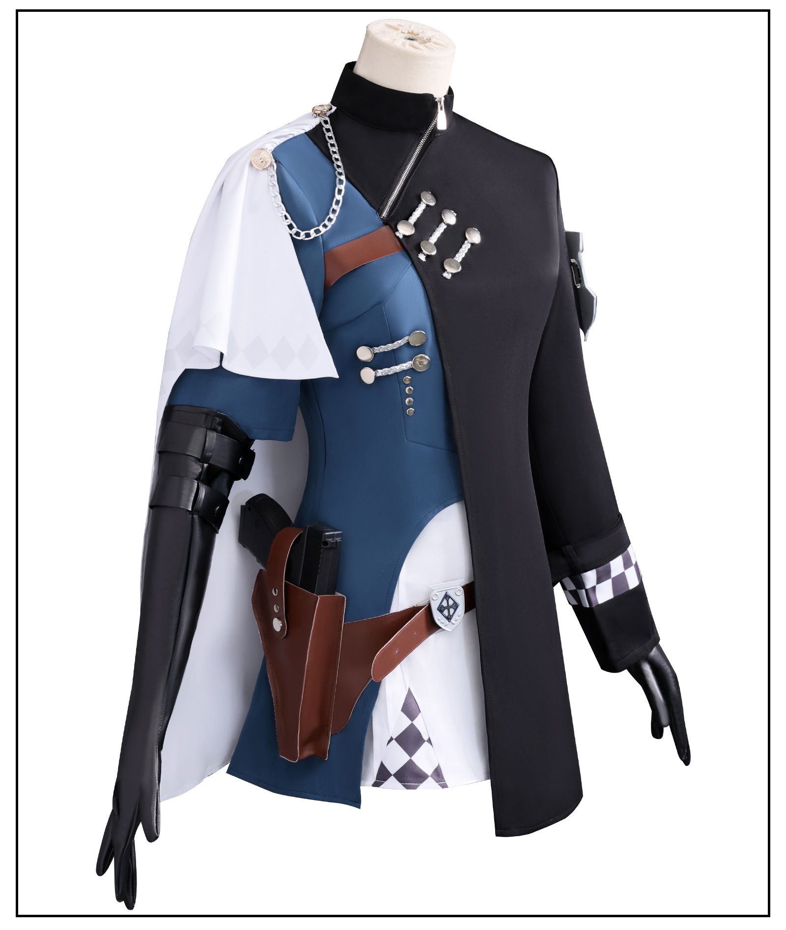 Reverse:1999 Cosplay Kostüm – Offizier Liang Yue Notfall Polizei Uniform