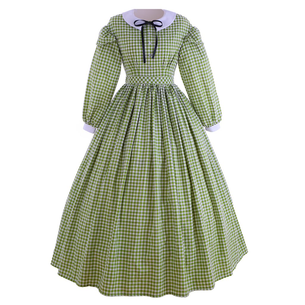 Kolonialdorf-Frau-Kostüm | Viktorianisches 1860er Southern Belle Ballkleid | Bürgerkrieg Dickens Kleid