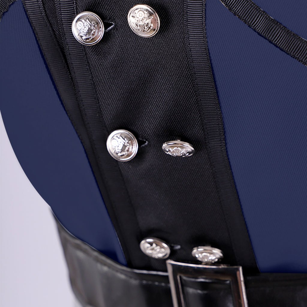 Final Fantasy Lann Cosplay Kostüm - Komplettset Jacke, Hose, Gürtel | FF Outfit