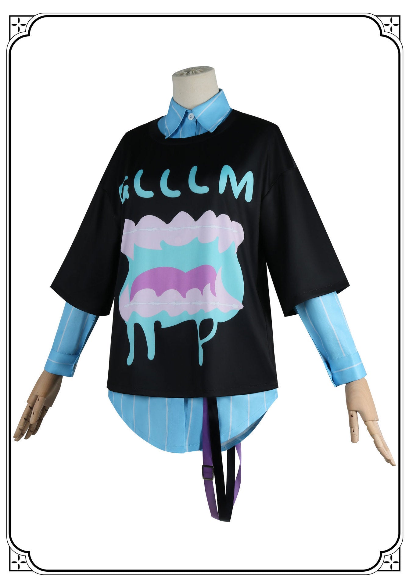 Quallen können nicht in der Nacht schwimmen Toki Watase Komplettes Cosplay Kostüm Set