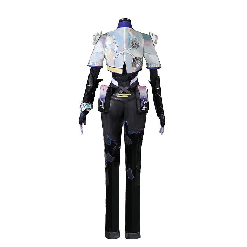 Game Valorant Vyse Cosplay Kostüm Sentinel Vyse Agent Rose Frauen Punk Uniform Halloween Party Outfit