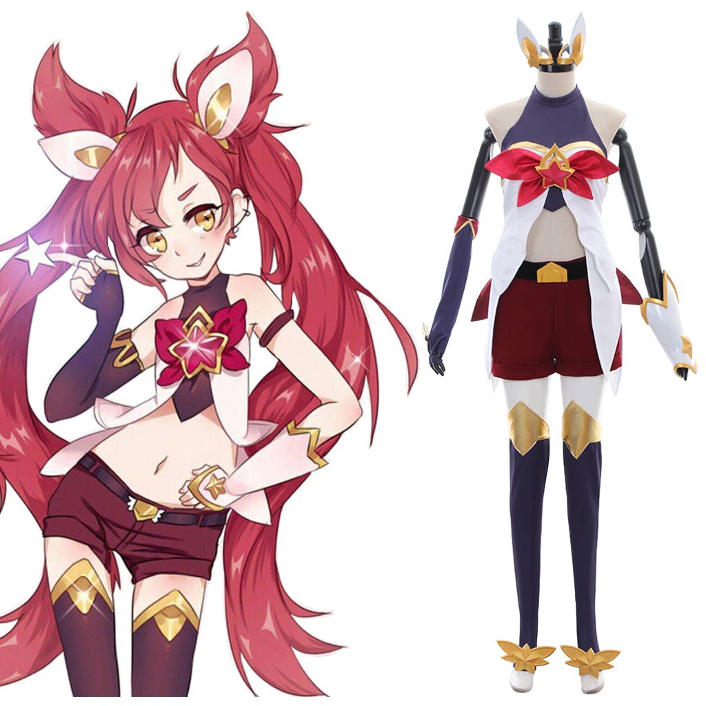 LOL Jinx Cosplay Kostüm - Star Guardian Magic Girl Kampfuniform