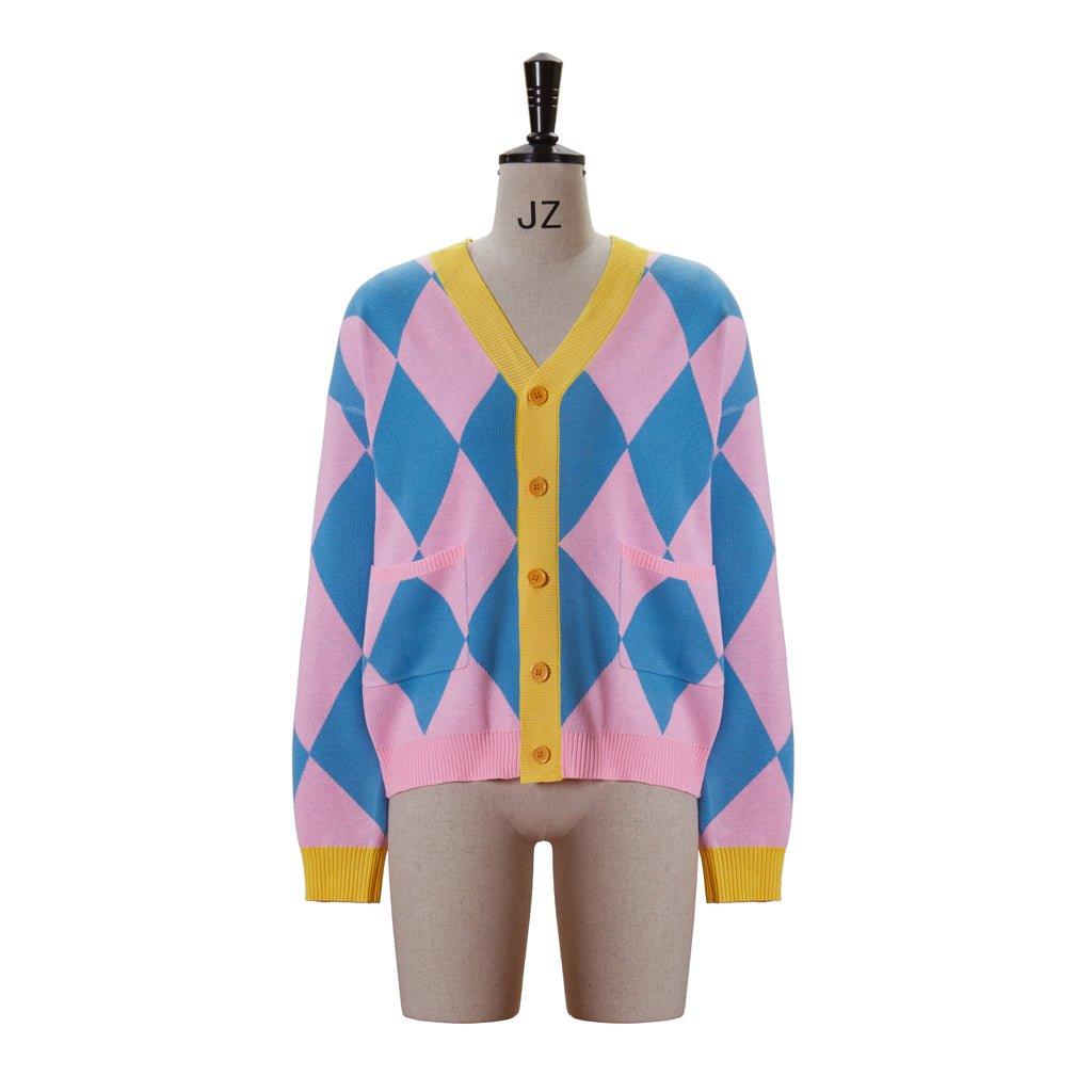 Howl Cosplay Kostüm Gestrickte Cardigan Jacke Mantel | Studio Ghibli-inspiriertes Cosplay Sweater für Halloween & Themen-Events