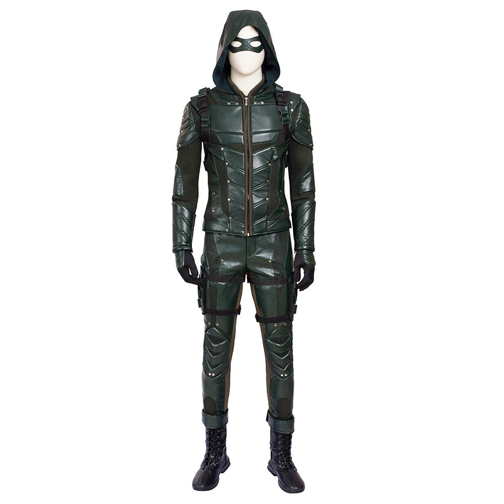 Green Arrow Staffel 5 Oliver Queen Cosplay Kostüm - Hochwertiges TV-Serien-Outfit