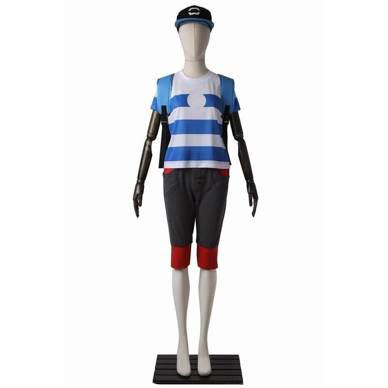 Sonne und Mond Elio Cosplay Kostüm inklusive Tasche für Halloween und Weihnachtsfeiern